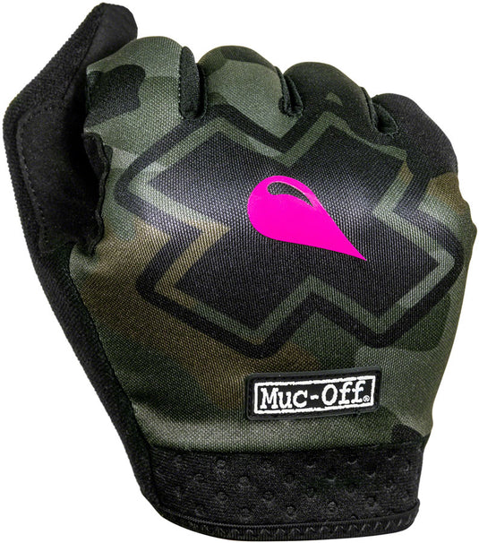 Muc-Off MTB Gloves - Camo, Full-Finger, Small Flexible And Breathable