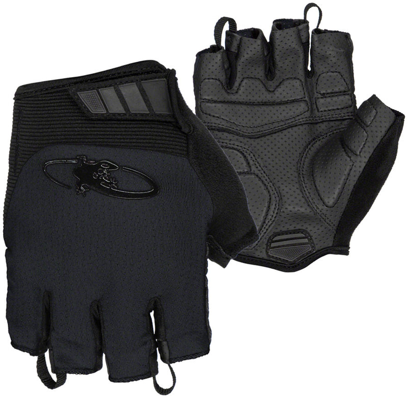 Load image into Gallery viewer, Lizard Skins Aramus Cadence Gloves - Jet Black, Short Finger, Small
