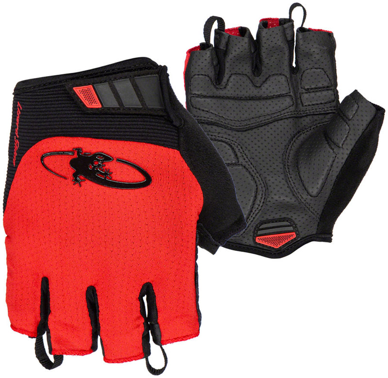 Load image into Gallery viewer, Lizard Skins Aramus Cadence Gloves Red MD Unisex Fingerless
