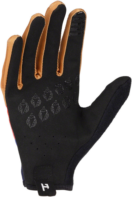 Salsa Team Polytone Handup Gloves - Goldenrod, Black, w/ Stripes, Large Full Finger