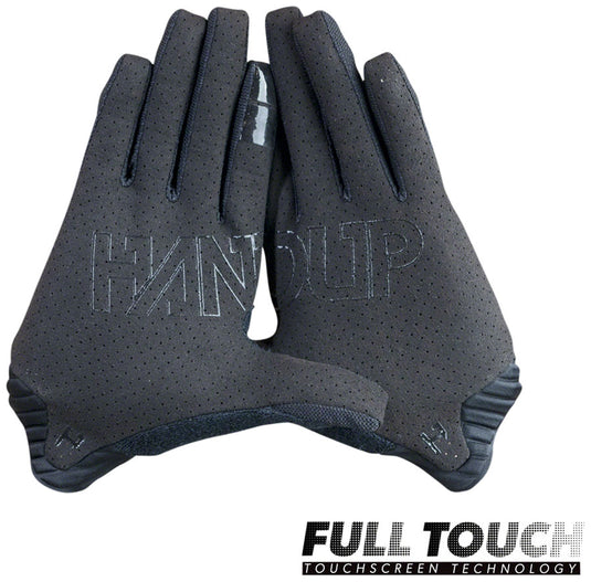 HandUp Pro Performance Gloves - Mid Black, Full Finger, Small