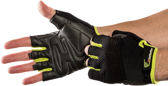 Bellwether Gel Supreme Gloves - Hi-Vis Yellow, Short Finger, Men's, Large