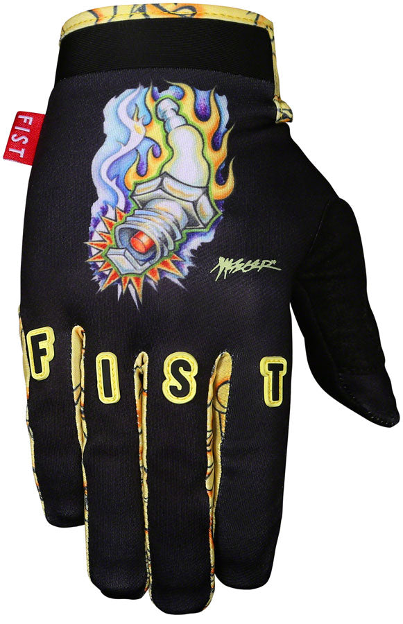 Load image into Gallery viewer, Fist-Handwear-Mike-Metzger-Flaming-Plug-Gloves-Gloves-X-Small-GLVS4904-Cycling-Gloves
