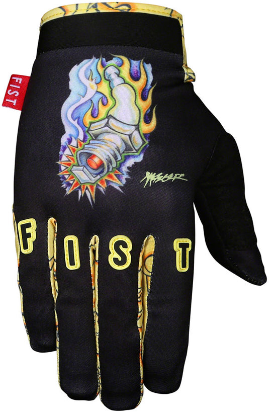 Fist-Handwear-Mike-Metzger-Flaming-Plug-Gloves-Gloves-X-Small-GLVS4904-Cycling-Gloves