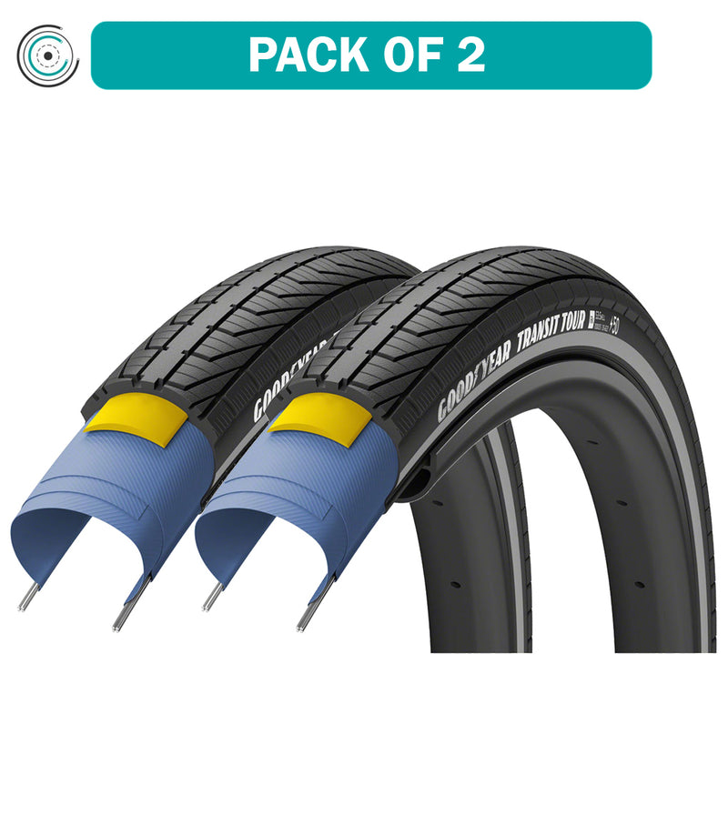 Load image into Gallery viewer, Goodyear-Transit-Tour-Tire-700c-35-Wire-TIRE2276PO2-Wire-Bead-Tires
