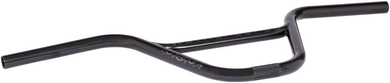 Load image into Gallery viewer, We The People Utopia Handlebar 8.75in Rise 22.2mm 5° Clamp Black ED Steel BMX
