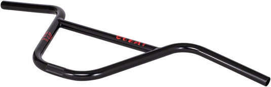 Eclat Controller Handlebar 25.4mm Clamp 9.5in 11° BackSweep Rise Black Steel BMX