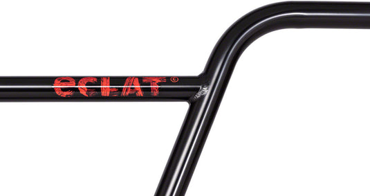 Eclat Controller Handlebar 25.4mm Clamp 9.5in 11° BackSweep Rise Black Steel BMX