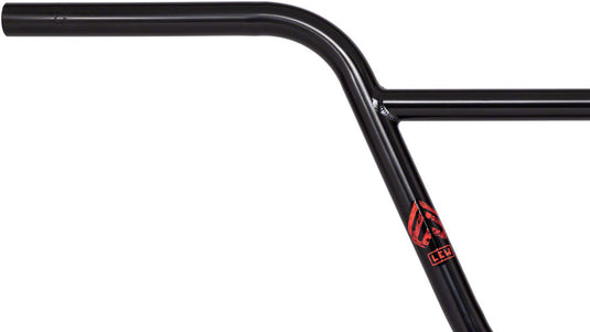 Eclat Controller Handlebar 25.4mm Clamp 9.5in 11° BackSweep Rise Black Steel BMX