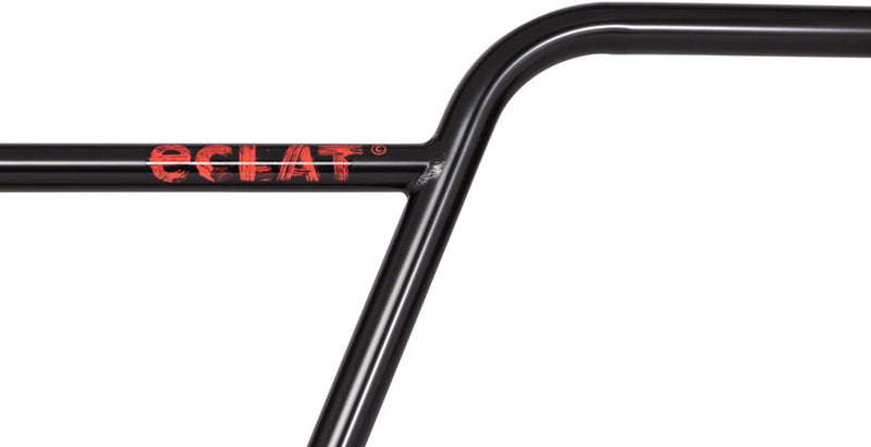 Load image into Gallery viewer, Eclat Controller Handlebar 25.4mm Clamp 9.75in Rise 11° Back Sweep Blk Steel BMX
