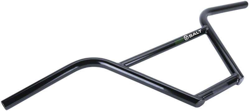 Load image into Gallery viewer, Salt Pro 4 Piece Handlebar 9 in Glossy Black Riser Bar BMX 22.2mm 11.5° Steel
