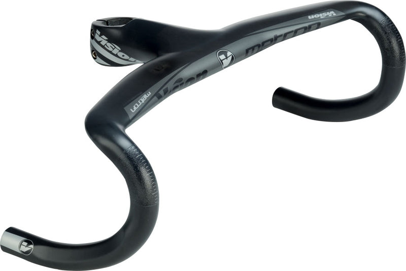 Load image into Gallery viewer, Vision Metron 5D Drop Handlebar 42cm 120mm Integrated Black Carbon Fiber
