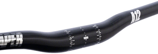 ProTaper A12 Handlebar - 810mm, 12mm Rise, 31.8mm, Aluminum, Polish Black