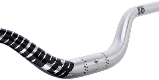 ProTaper A76 Handlebar - 810mm, 76mm Rise, 31.8mm, Aluminum, Polished Silver