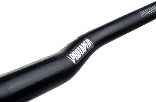 ProTaper C12 Handlebar - 810mm, 12mm Rise, 31.8mm, Carbon, Polish Black/Chrome