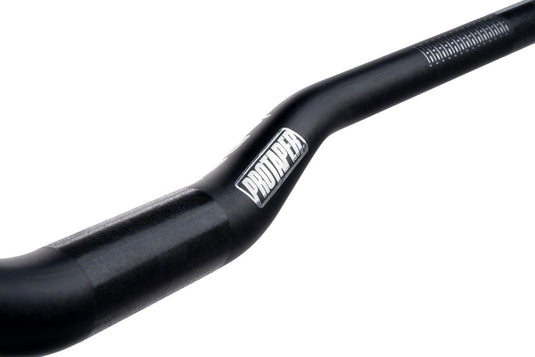 ProTaper C25 Handlebar - 810mm, 25mm Rise, 31.8mm, Carbon, Polish Black/Chrome