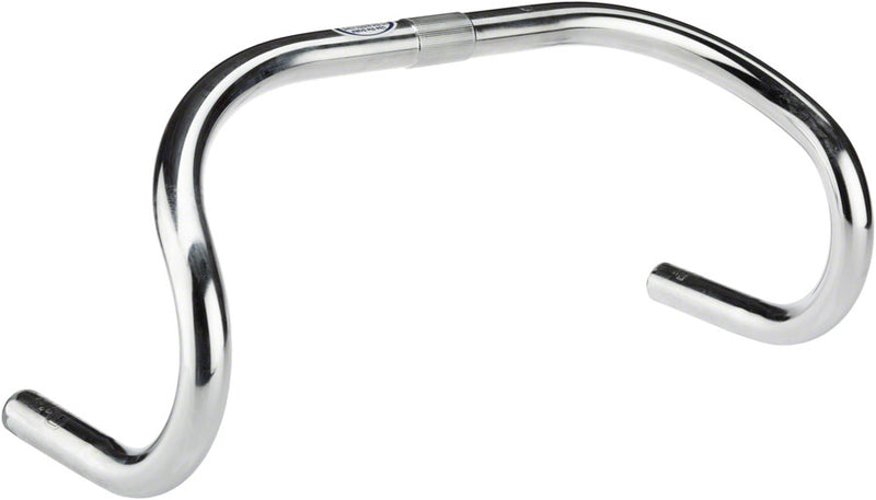 Load image into Gallery viewer, Nitto Track Drop Handlebar 25.4mm 42cm Silver Drop Bend Style Silver Steel
