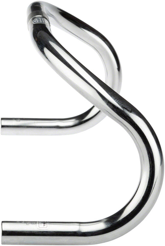 Nitto Track Drop Handlebar 25.4mm 42cm Silver Drop Bend Style Silver Steel