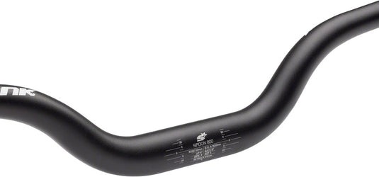 Spank Spoon 800 Mountain Bike Handlebar 31.8mm Clamp 800mm 60mm Rise Black