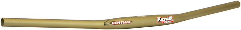 Load image into Gallery viewer, Renthal FatBar Lite Zero Rise Handlebar 31.8mm 0x780mm Gold Aluminum Road
