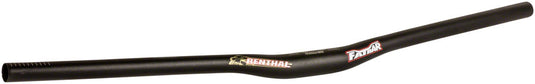 Renthal FatBar V2 Handlebar 31.8mm 10x800mm 7° Back Sweep Black Aluminum