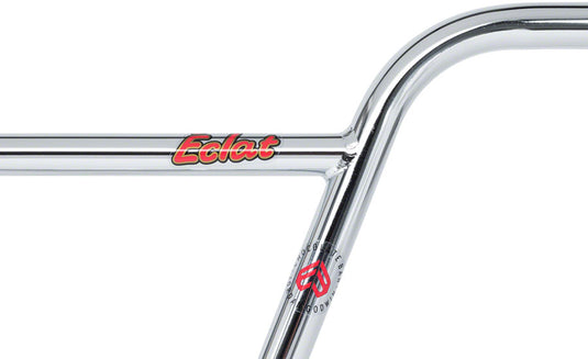 Eclat Chocolate Jordan Godwin Handlebar 22.2mm Clamp 9in Rise Chrome Steel BMX