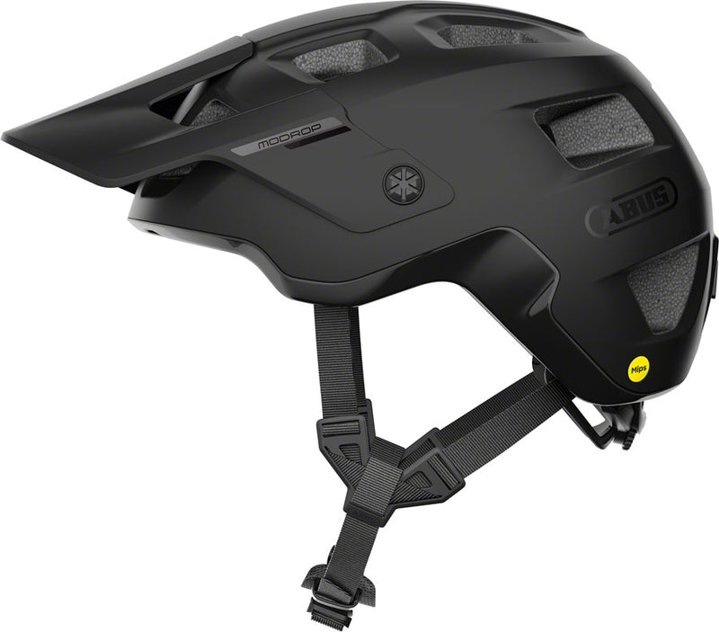 Load image into Gallery viewer, Abus-MoDrop-Helmet-Medium-(54-58cm)-Half-Face-Visor-Quin-Chip-Ready-Adjustable-Fitting-Bug-Mesh-Ponytail-Compatible-Black-HLMT5251-Bicycle-Helmets
