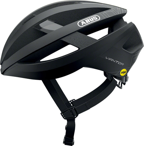 Abus-Viantor-Helmet-Large-(58-62cm)-Half-Face-MIPS-Adjustable-Fitting-Semi-Enclosing-Plastic-Ring-Ponytail-Compatible-Acticage-Black-HLMT4919-Bicycle-Helmets