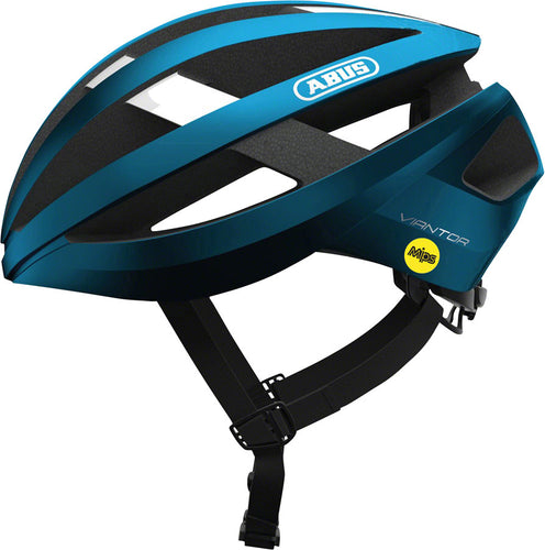 Abus-Viantor-Helmet-Large-(58-62cm)-Half-Face-MIPS-Adjustable-Fitting-Semi-Enclosing-Plastic-Ring-Ponytail-Compatible-Acticage-Blue-HLMT4930-Bicycle-Helmets