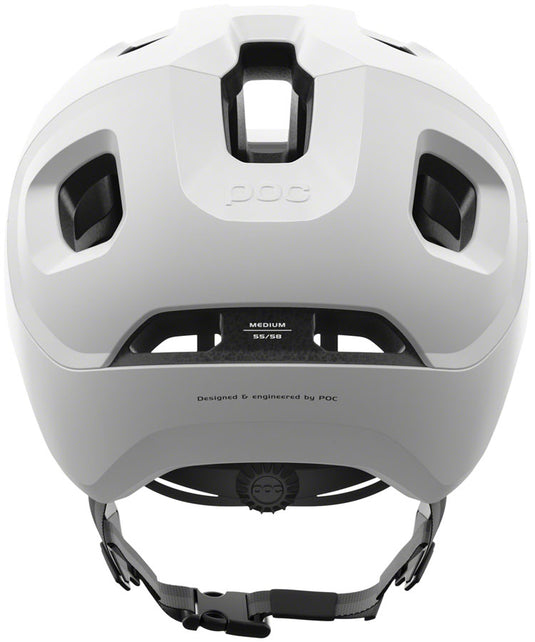 POC Axion MTB Helmet Unibody Shell 360 Adjustment Fit Hydrogen White Matte, XS