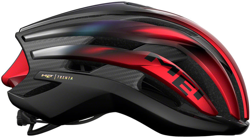 Load image into Gallery viewer, MET Trenta 3K Carbon MIPS Helmet - Red Iridescent, Large
