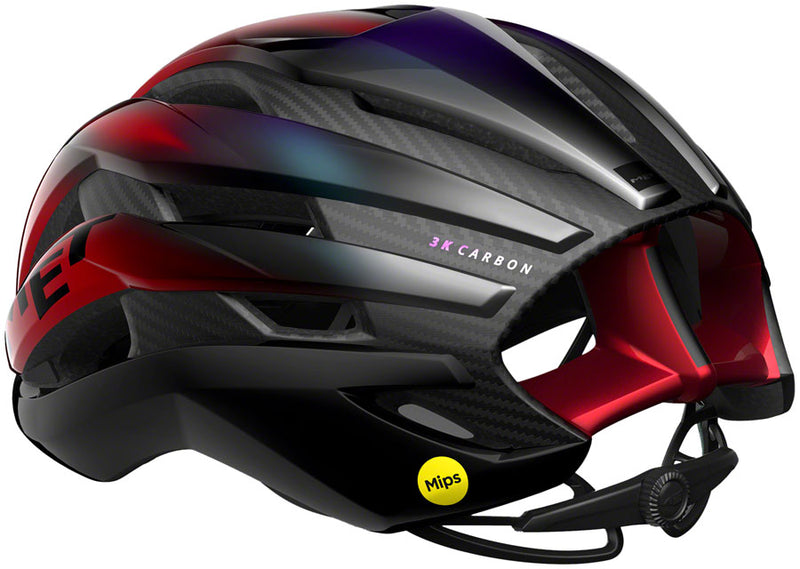 Load image into Gallery viewer, MET Trenta 3K Carbon MIPS Helmet - Red Iridescent, Small
