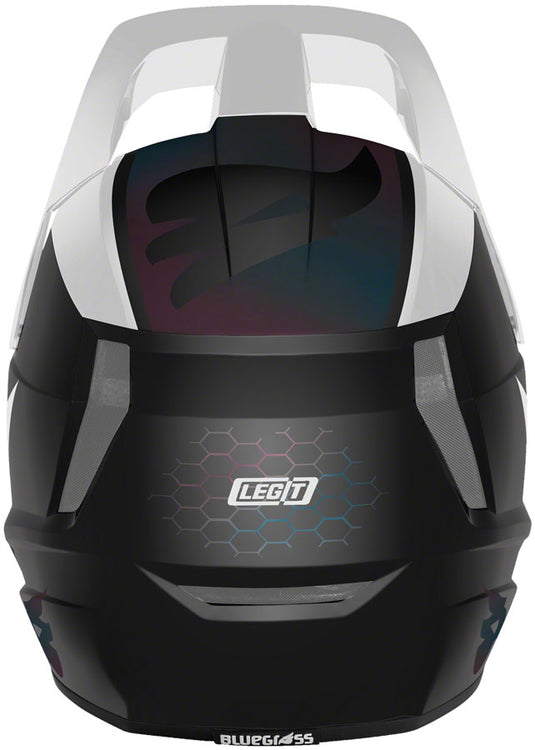 Bluegrass Legit Fiberglass EPS Liner Full Face Helmet Matte White Iridescent, XL