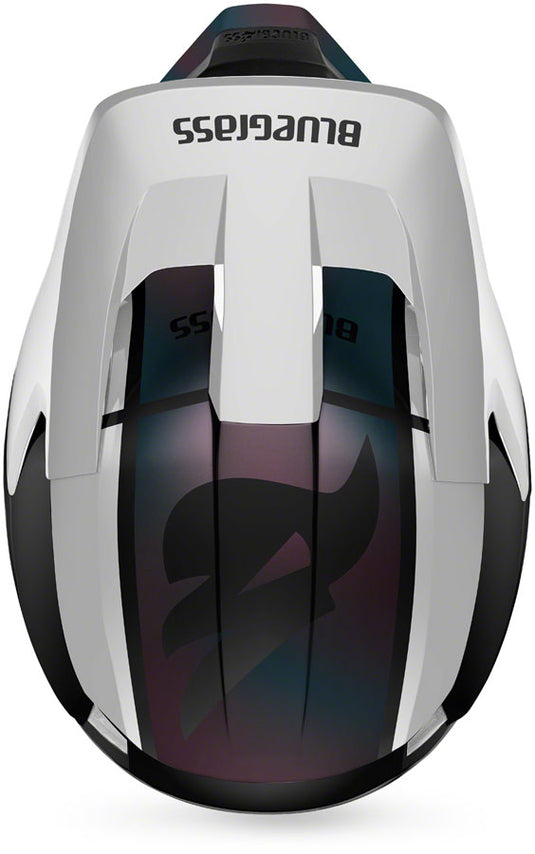 Bluegrass Legit Fiberglass EPS Full Face Helmet Matte White Iridescent, Small