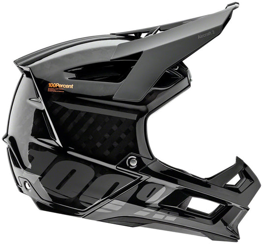 100-Aircraft2-Full-Face-Helmet-X-Large-(61-64cm)-Full-Face-Smartshock-Rotational-Protective-System-Visor-Washable-Moisture-Wicking-Anti-Microbial-Liner-D-Buckle-Ring-Black-HLMT5341-Bicycle-Helmets