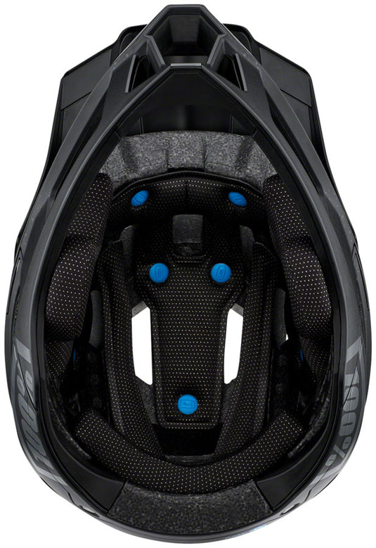 100% Trajecta Full Face Helmet with Fidlock - Black, Small