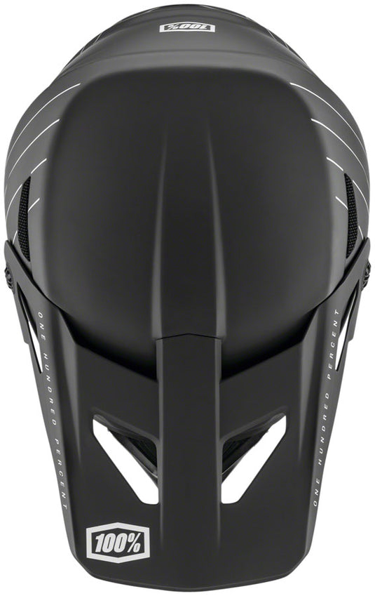 100% Status Full Face Helmet - Black, Large