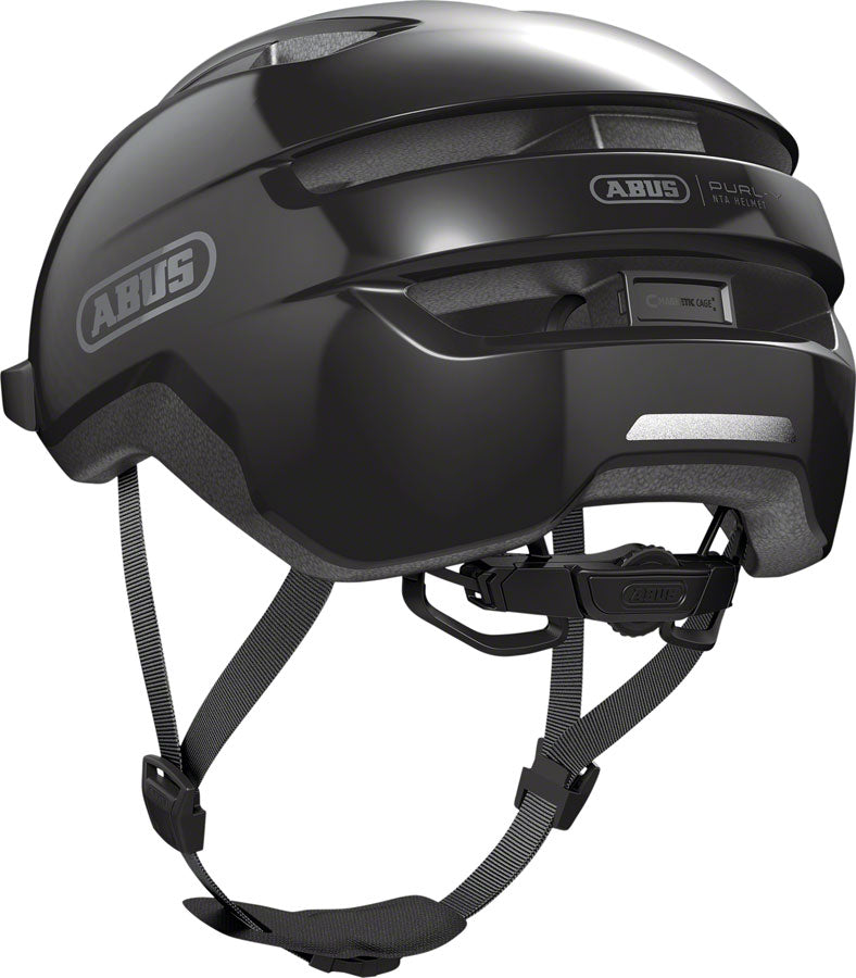 Load image into Gallery viewer, Abus Purl-y Helmet - Shiny Black, Medium
