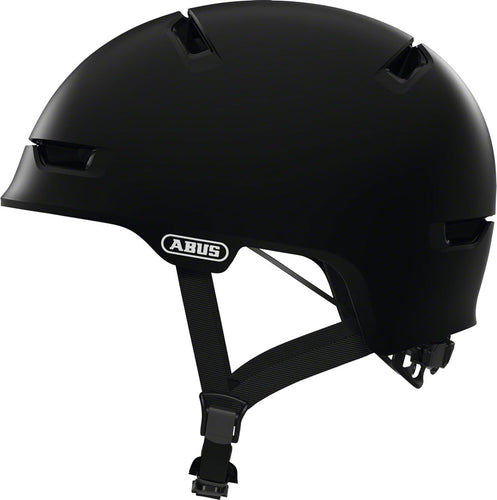 Abus-Scraper-3.0-Helmet-Medium-(54-58cm)-Half-Face-Adjustable-Fitting-Forced-Air-Cooling-Technology-Ponytail-Compatible-Black-HE5047-Bicycle-Helmets