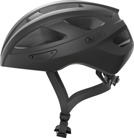 Abus-Macator-Helmet-Small-Half-Face-Fidlock-Magnetic-Strap-Buckle-Black-HE5117-Bicycle-Helmets