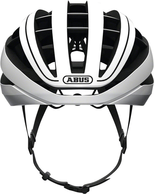 Abus Aventor Road Helmet Fidlock Acticage Zoom Ace Fit System Polar White, Large