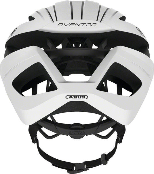 Abus Aventor Road Helmet Fidlock Acticage Zoom Ace Fit System Polar White, Large