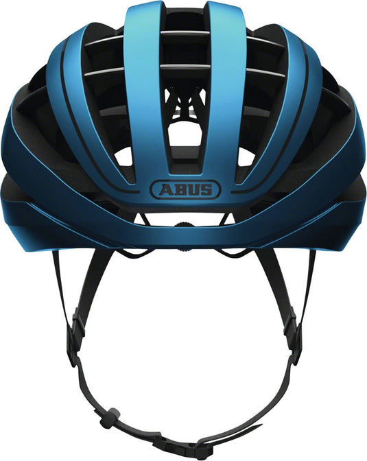 Abus Aventor Road Helmet Fidlock Acticage Zoom Ace Fit System Steel Blue, Large