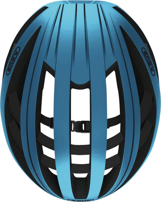 Abus Aventor Road Helmet Fidlock Acticage Zoom Ace Fit System Steel Blue, Medium