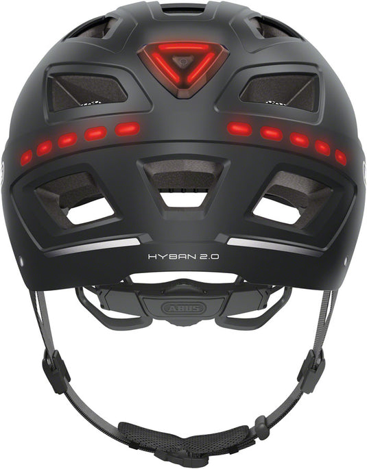 Abus Hyban 2.0 LED Helmet - Signal Black, X-Large