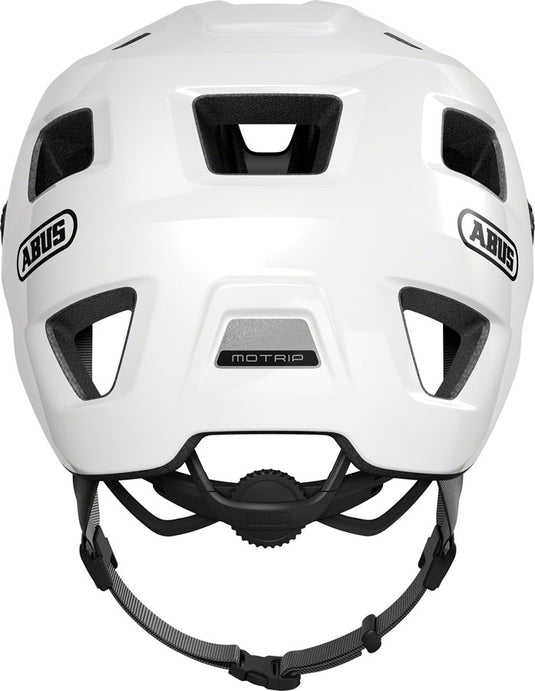 Abus MoTrip Helmet Zoom Ace MTB Adjustable Strap Divider Shiny White, Medium