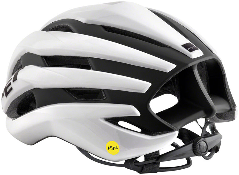 Load image into Gallery viewer, MET Trenta MIPS Road Tri/TT Helmet In-Mold EPS Matte/Glossy White/Black, Medium
