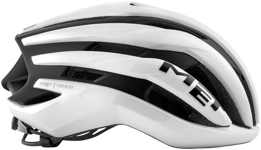 MET Trenta MIPS Road Tri/TT Helmet In-Mold EPS Matte/Glossy White/Black, Small