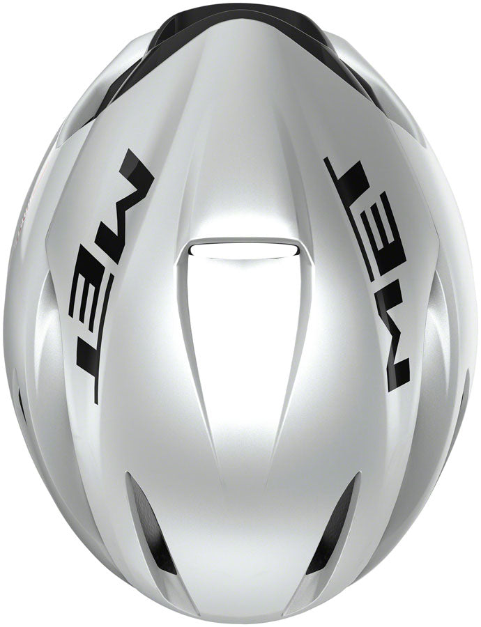 Load image into Gallery viewer, MET Manta MIPS Road Tri/TT Helmet In-Mold EPS Glossy White Holographic, Small
