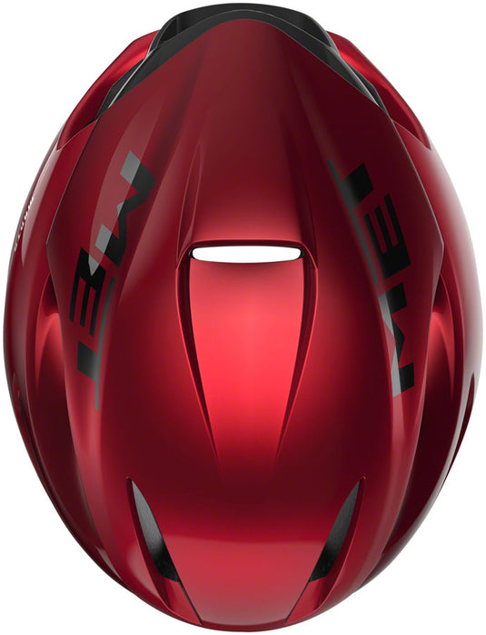 MET Manta MIPS Tri/TT Helmet In-Mold Fidlock Buckle Glossy Red Metallic, Small